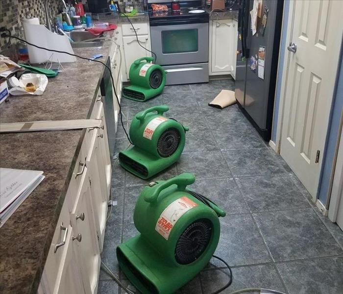 Kitchen with SERVPRO equipment